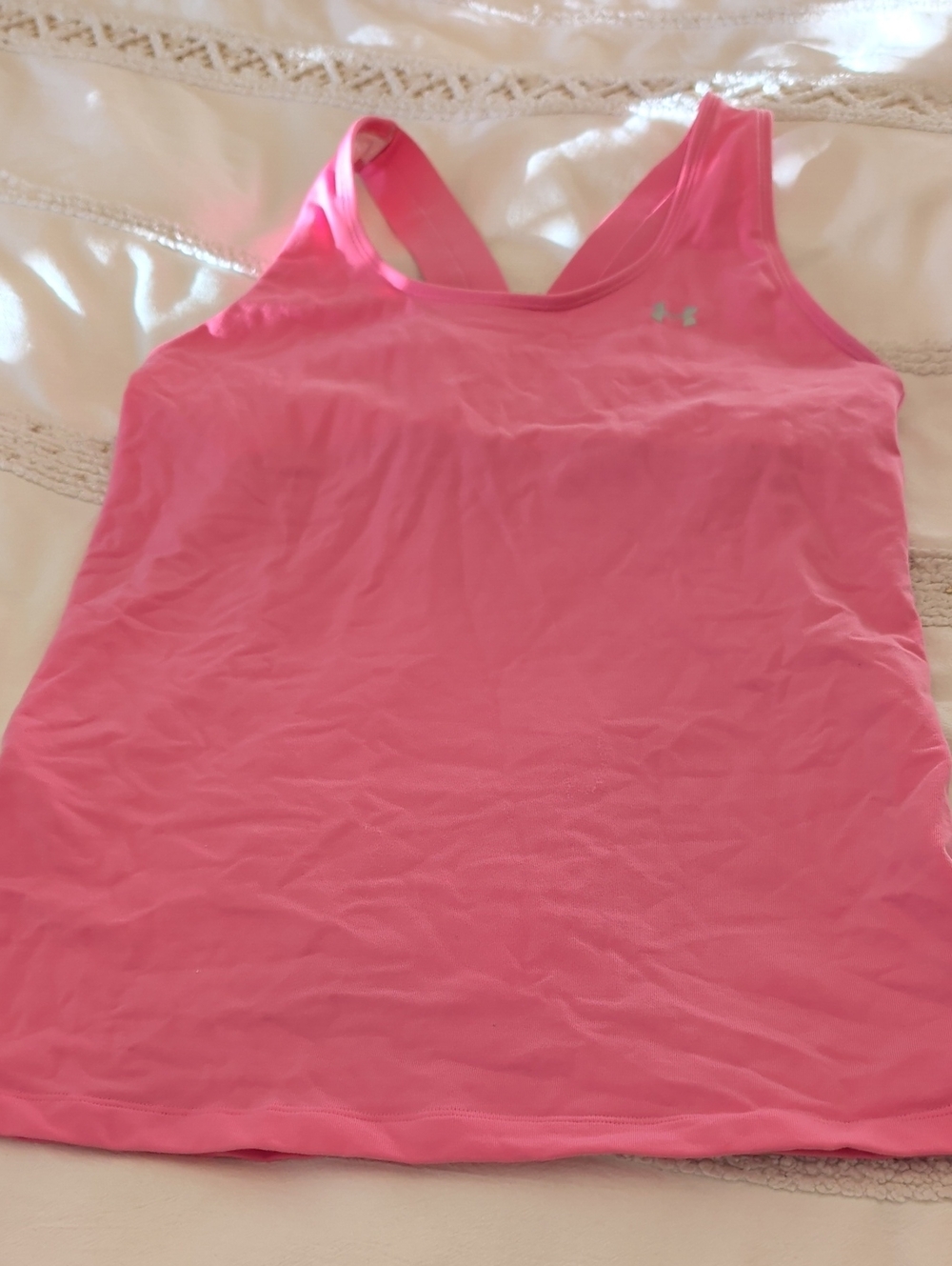 Under Armour Women’s Bright Pink Athletic Tank Top